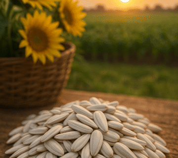 white sunflower seeds
