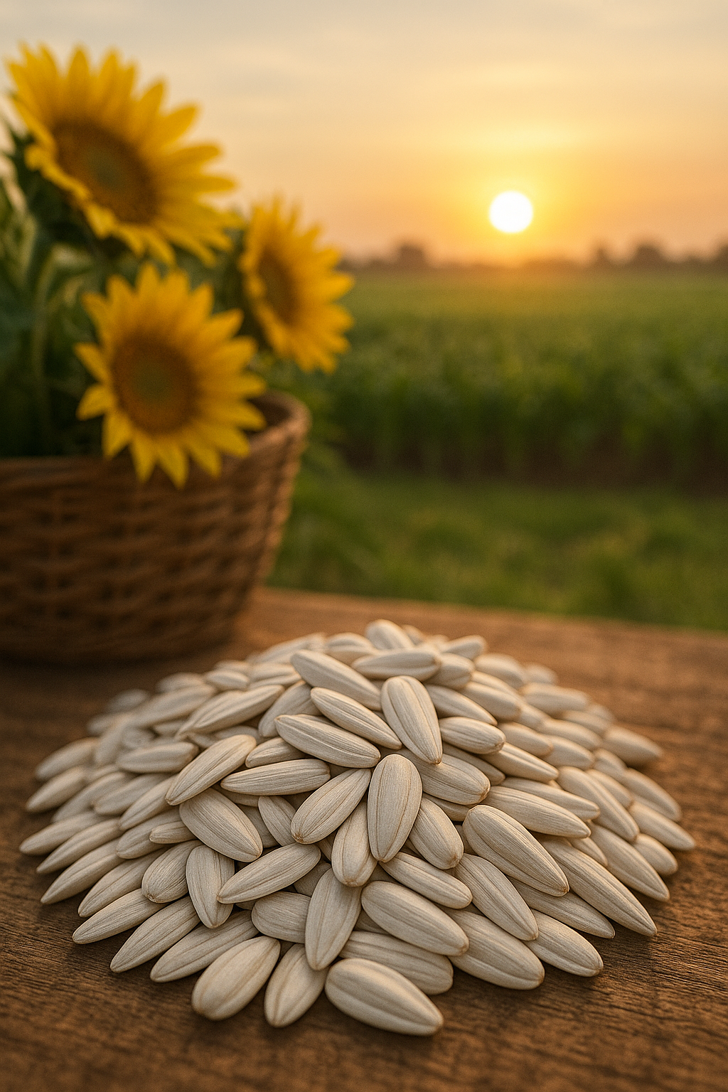 white sunflower seeds